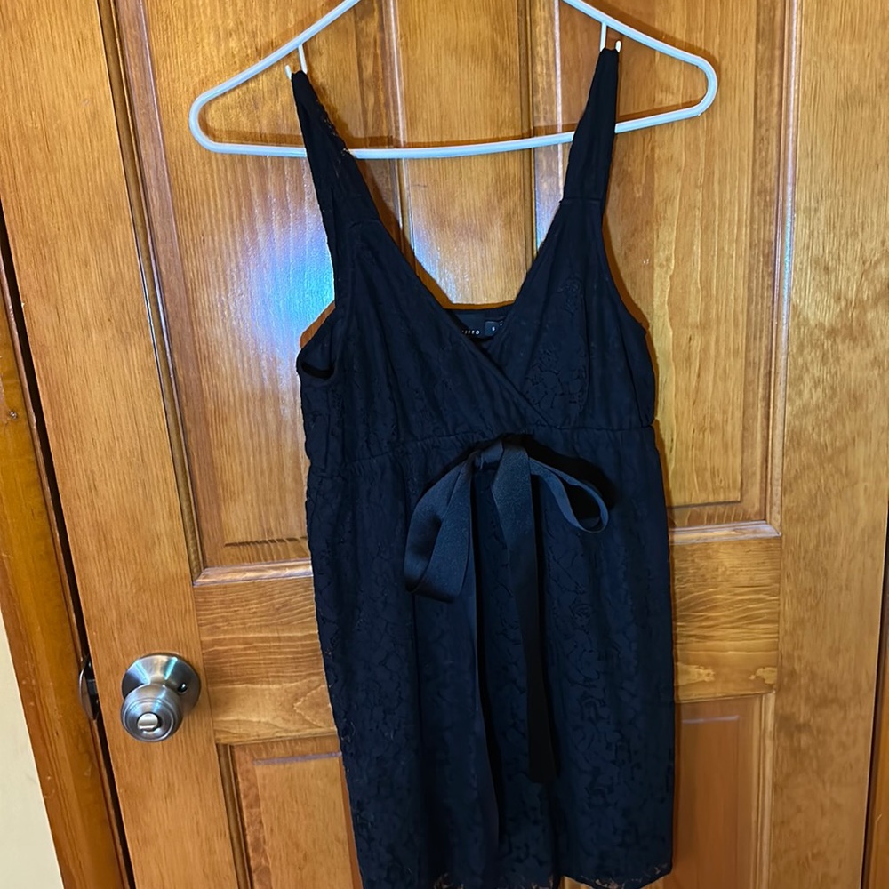 Black baby doll dress
